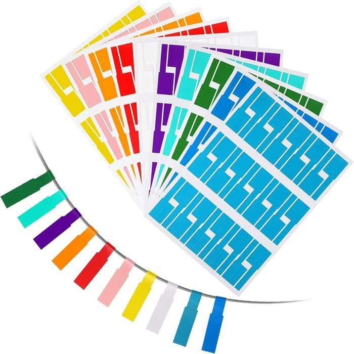 30 étiquettes De Câble En Plastique – Pour Organiser Et Identifier Tes Câbles Facilement