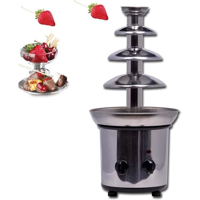 Test : fontaine chocolat 4 étages acier 170 W