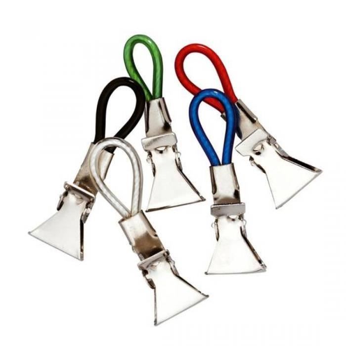 Crochet Pince Pour Torchon Les 5 Pinces Clips Accroche Tout Torchon Nappe Memo Achat