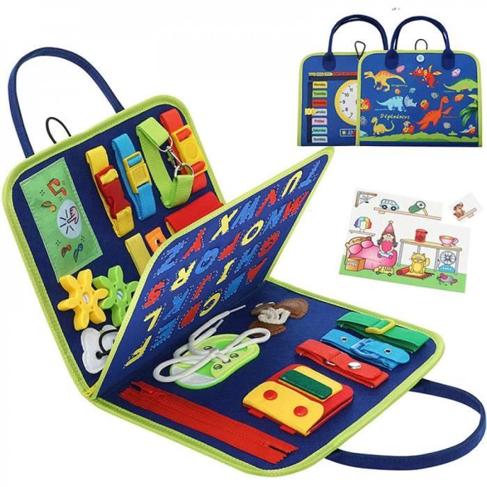 Livre Montessori 1 an, Jeux Educatif Apprentissage Préscolaire, Motricité  Bébé pour Enfants 1 2 3 4 Ans - Cdiscount Jeux - Jouets