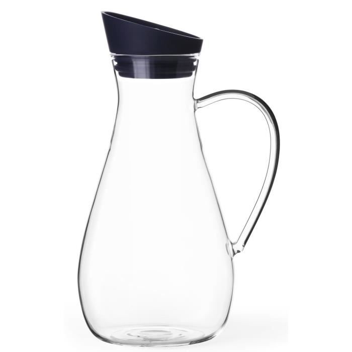 Carafe En Verre Borosilicate Viva - 1 Litre, Pour Eau, Thé Froid Ou Infusion