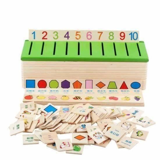 Jeux en bois bébé montessori Clearance
