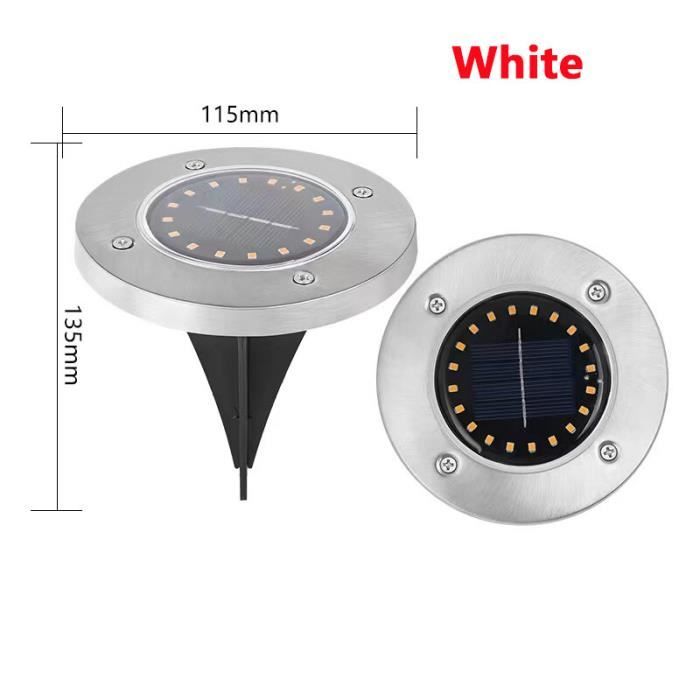 Halloween Lampe Solaire Extérieure 2 Pièces 20LED - Lumières De Citrouille Décoratives Étanchées Pour Jardin Et Terrasse