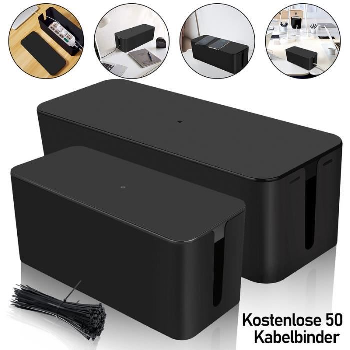LPEPLL Boîte à câbles étanche IP54 – Cache Cable & Boîte Rangement Cable pour multiprises, câbles d'extension et prises extérieures, sécurité électrique résistante aux intempéries