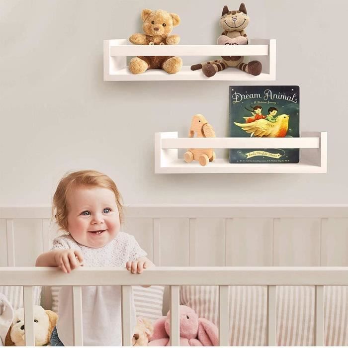 Ces Cuisine, Etagere Murale Enfant pour Livres, Decoration Etagere  Flottante Organisateur au Salon, Chambre ou Salle de Bains[J1179] -  Cdiscount Maison