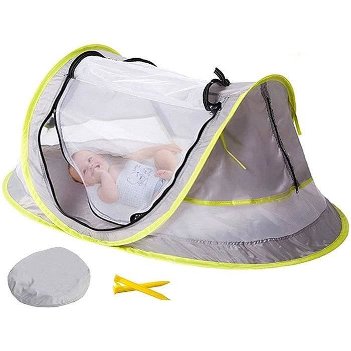 protection contre les insectes berceau pour tente de plage pour enfant 1 LAAT Tente Nomade,Tente de voyage avec moustiquaire pour bébé 
