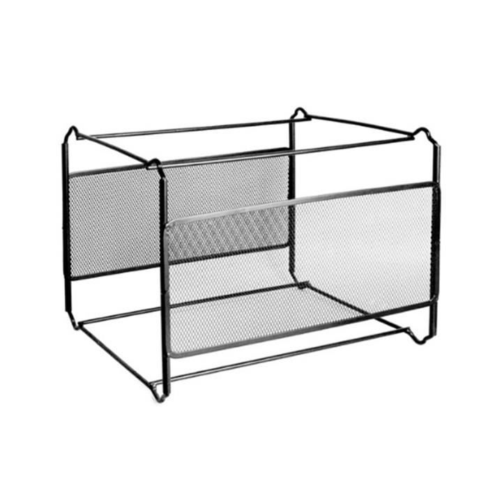 Boîte à Dossiers Suspendus Bigso - Avec 8 Chemises Et Couvercle, Design Lin Beige