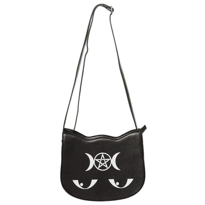 Banned Sac A Main Gothique Alternatif Pentachat Noir Femmes Achat Vente Banned Sac A Main Pentachat Cdiscount