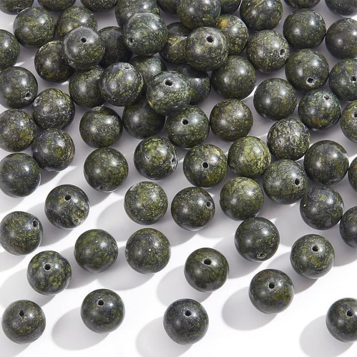 Perles Rondes Pierre De Sang 4mm - Brin 15 Pouces - Fawfa - Afrique