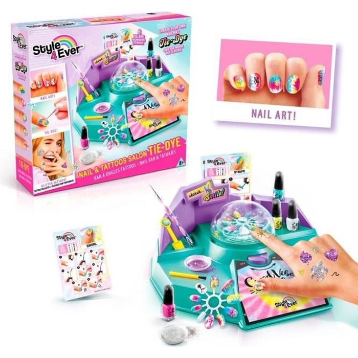 CANAL TOYS - Style 4 Ever - Bar à Ongles Tattoos TIE-DYE - OFG 224 -  Cdiscount Jeux - Jouets