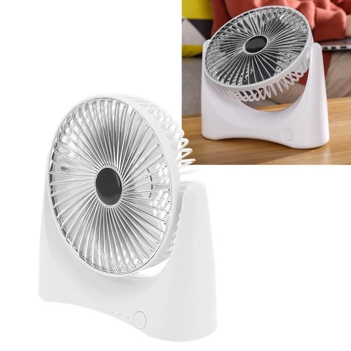 Ventilateur De Table Miady - Batterie 5000 MAh, Oscillation 135°, 3 Vitesses, Silencieux, USB-C, Pour Bureau Ou Maison - 11