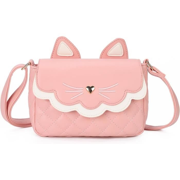 Sac à Main Neuf « Joli Chat » – Modèle Chat, Fermeture Éclair, Couleur Assortie