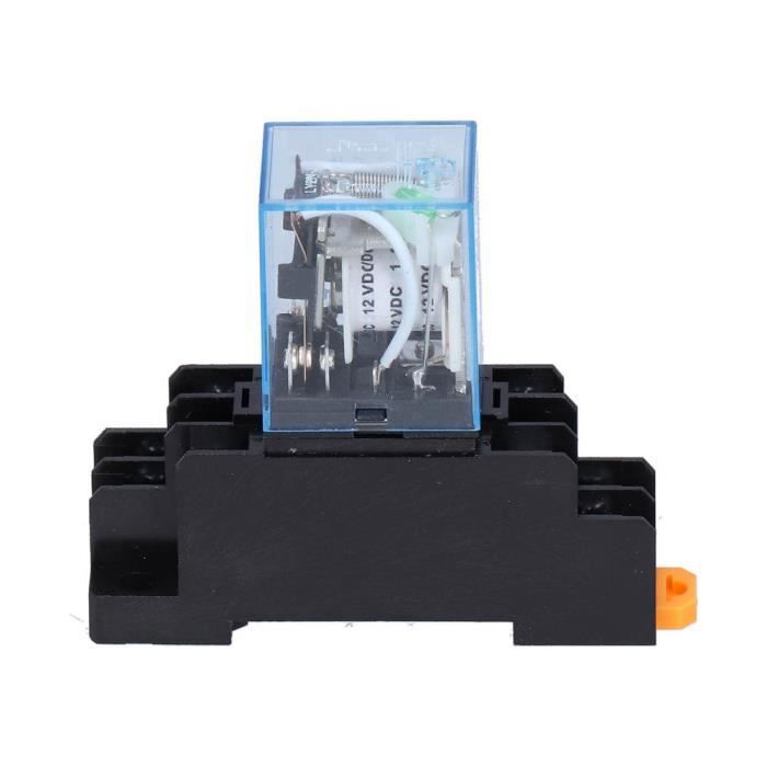 Relais électromagnétique 12 V CC 5 A Bobine Relais de puissance 8 broches 2NO 2NC HH52PL Relais électromagnétique 12 V CC 5 A Bobine Relais de puissance 8 broches 2NO 2NC HH52PL