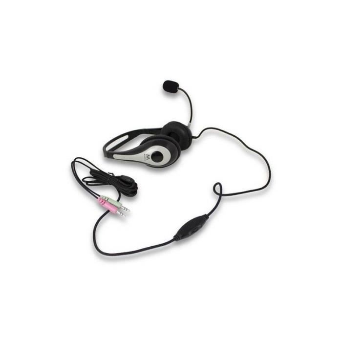 Ewent EW3562 avec microphone et contrôle du volume Noir - vue 2