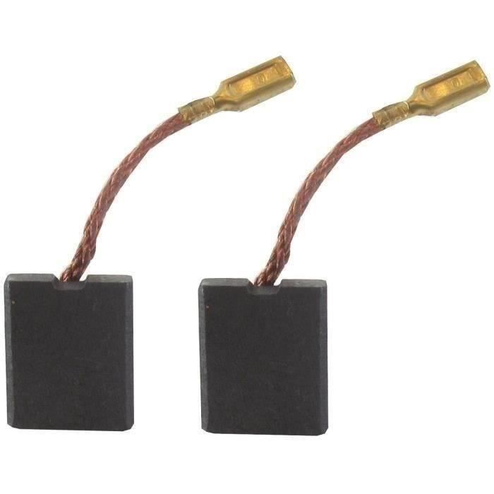 Jeu de 2 charbons MILWAUKEE 5x13x15