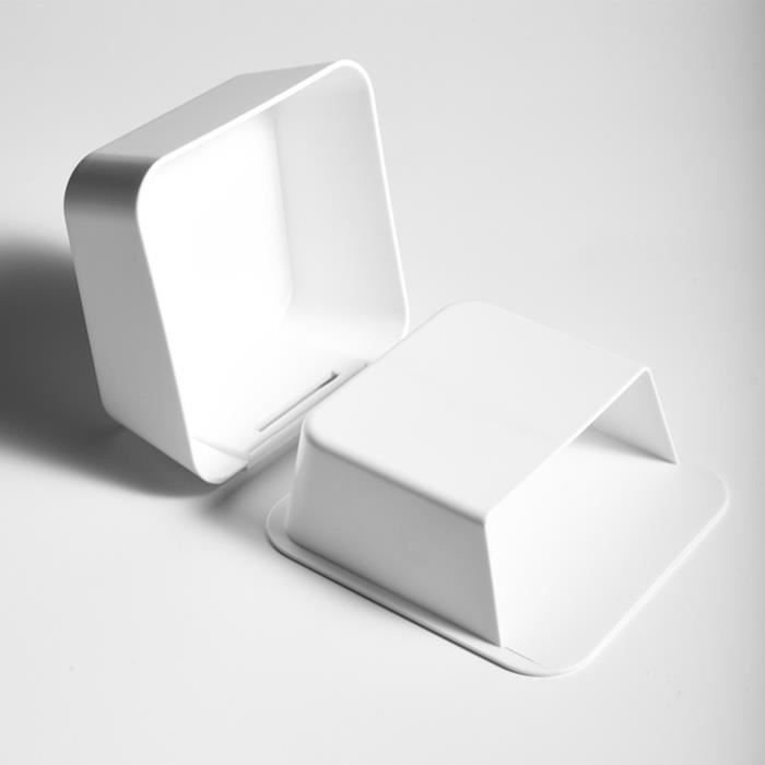 Boîte De Rangement Pour Boules De Coton Et Cotons-tiges Avec Couvercle