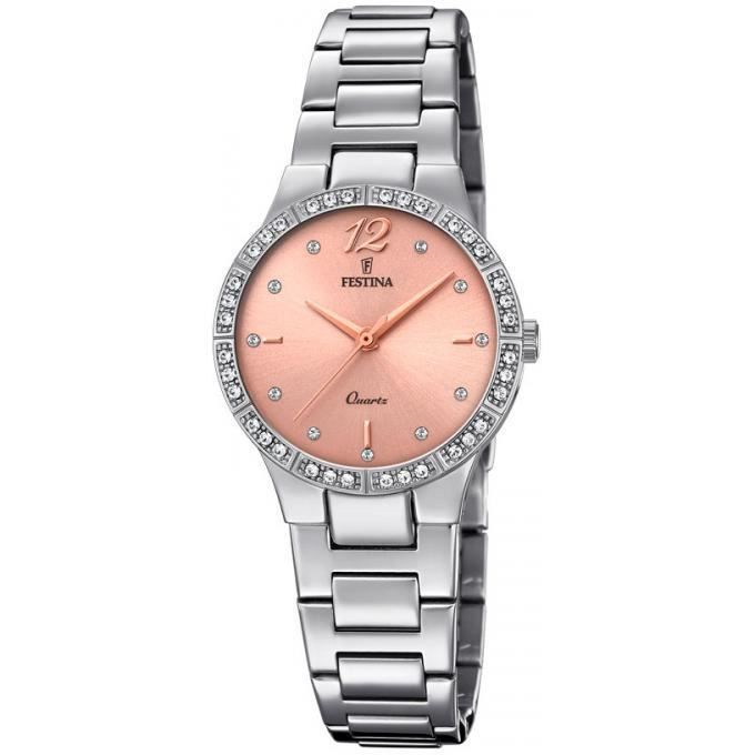 Montre Femme Festina - F20240/3 - Mademoiselle - Cadran Rose - Bracelet  Acier Inoxydable - Cdiscount Bijouterie