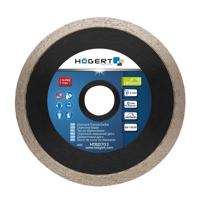2x 180 Mm Disque Diamant Plats De Coupe De Precision Pour Meuleuse Achat Vente Disque De Decoupe 2x 180mm Disque