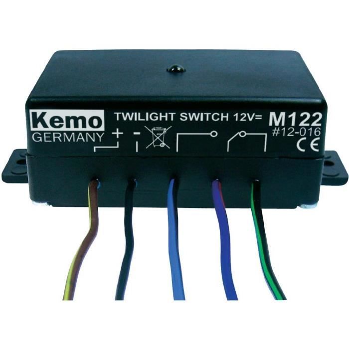 Interrupteur crépusculaire 12V 10 A Capteur lumière Twilight ensemble 