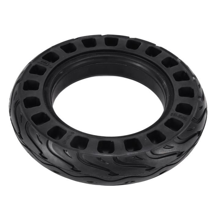 Pneu solide - KIMISS - 10x2.125 - Antidéflagrant - Caoutchouc naturel - Compatible Xiaomi M365