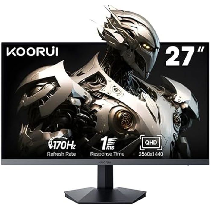 Moniteur – KOORUI – 27E6CA – 27 – 1920x1080px – 165Hz – Temps de réponse 1ms