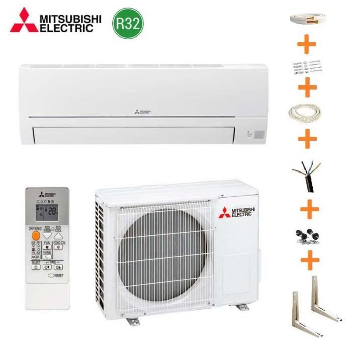 Climatiseur Mitsubishi Electric Msz Hr50vf R 32 Avec Kit De Montage 3 Metres Achat Vente Climatiseur Fixe Climatiseur Mitsubishi Elec Cdiscount