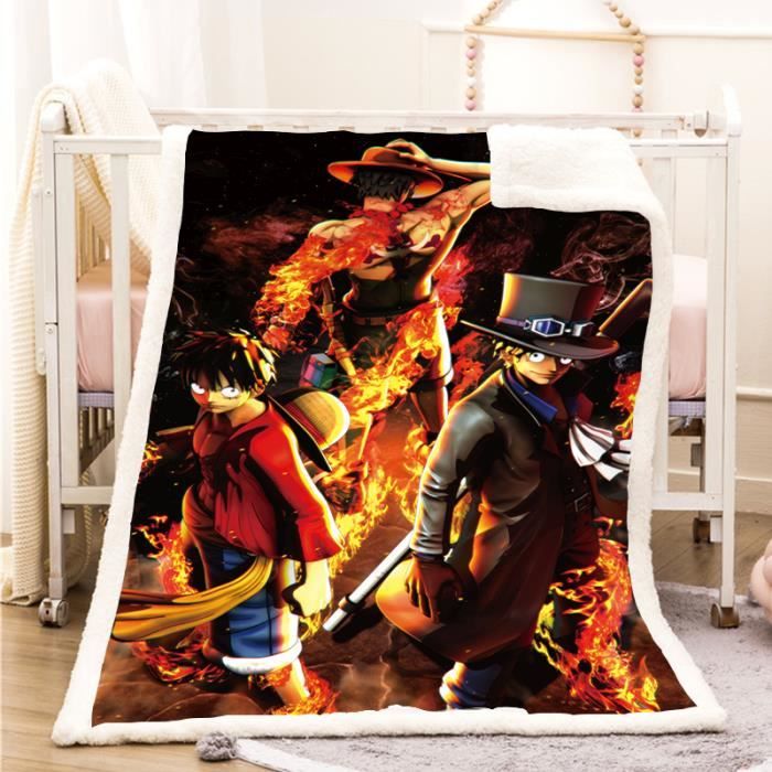 Couverture Douce Plaid Chaude 3d One Piece Luffy Pour Lit Canape 150 0cm Cdiscount Maison