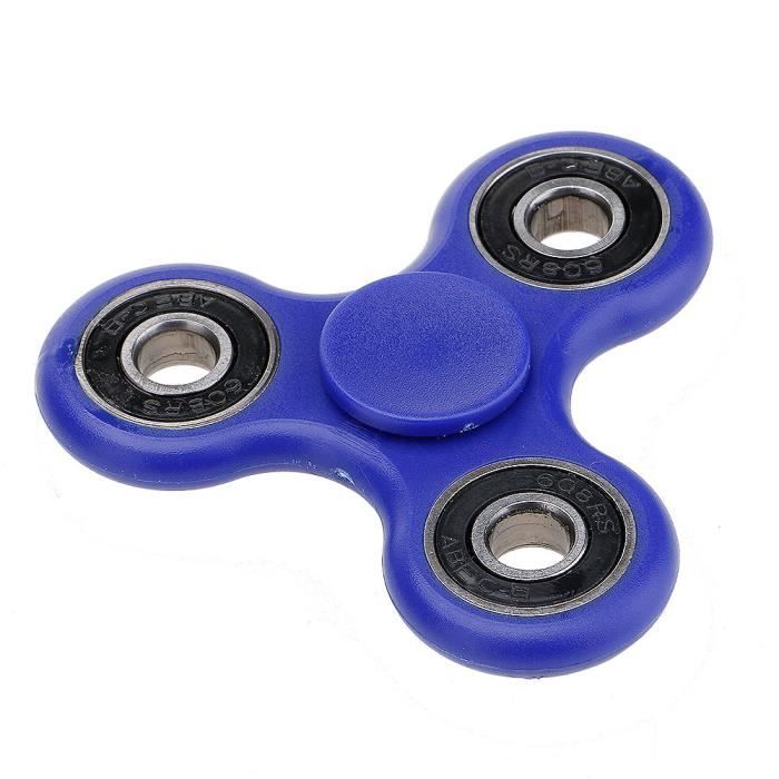 Toupie à Main LED Orange - Jouet Fidget Anti-stress - Pour TDAH, Autisme, Bureau - Neuf