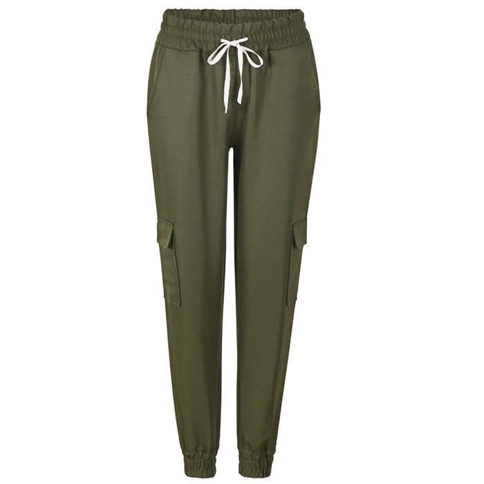 Pantalon taille haute online slim femme chic