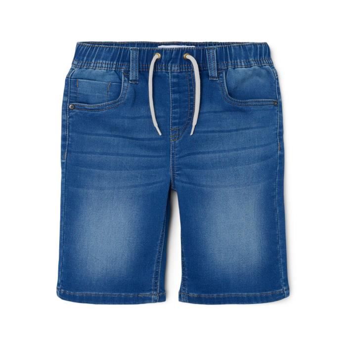Short jeans enfant Name it 6300-TH - dark blue denim - 10 ans