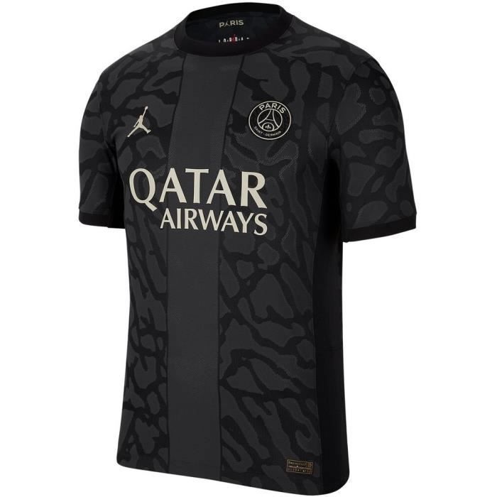 Nouveau Quatri me Maillot Noir Homme Jordan PSG Paris Saint