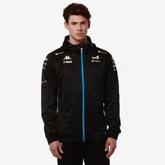 Veste À Capuche Adrafi BWT Alpine F1 Team 2024 pour Homme - Noir bleu