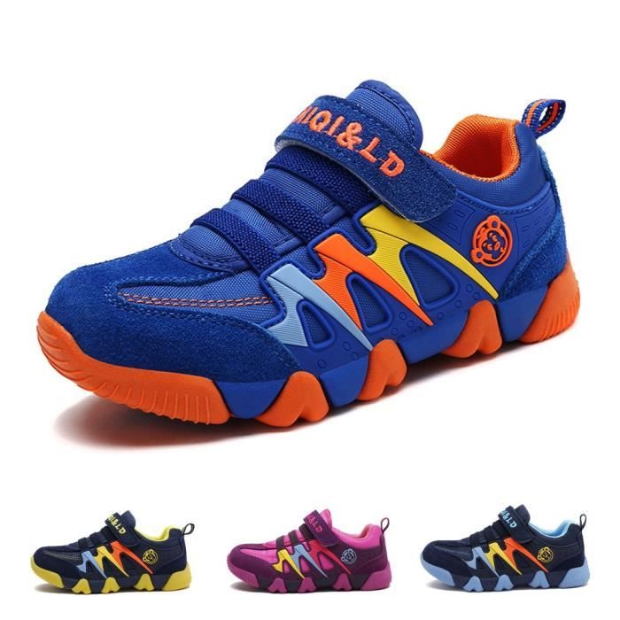 Gar/çon Fille Sneakers Chaussures de Basketball Mixte Enfant Baskets Mode Chaussures de Sport Tennis