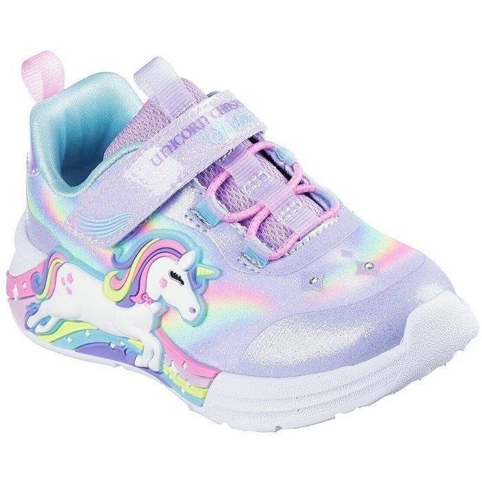 Skechers Chaussures - SKECHERS - Unicorn - Violet - Lacets - Enfant