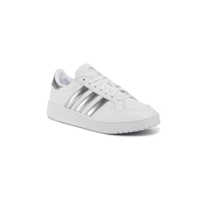 Adidas blanche argent cheap