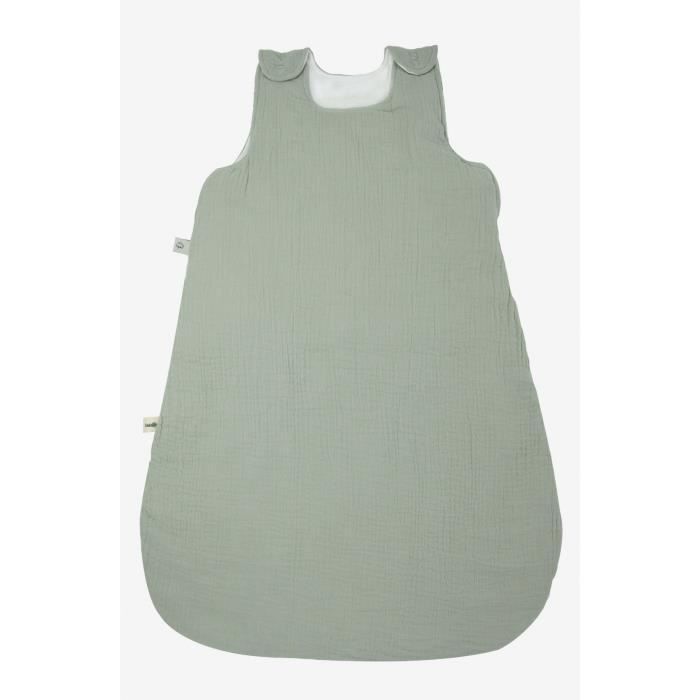 Gigoteuse Hiver En Coton Bio Froisse Vert Aqua 6 A 18 Mois Cdiscount Puericulture Eveil Bebe