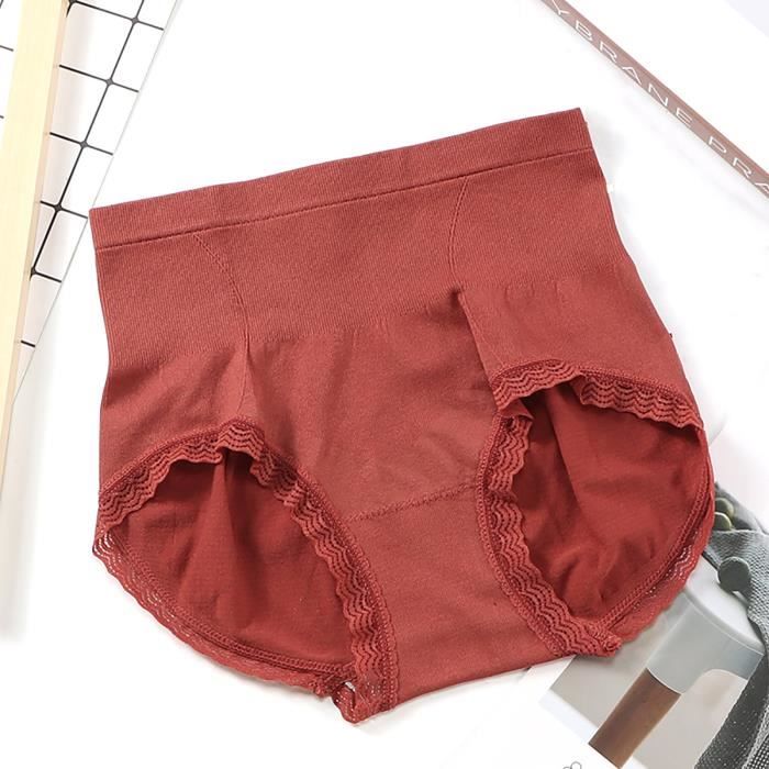 String Tang String Tanga pour Femme Sexy dentelle élastiques sans couture Brun Brun ...