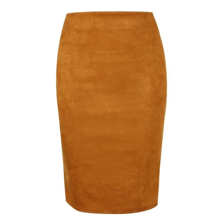 Tenue jupe online en daim