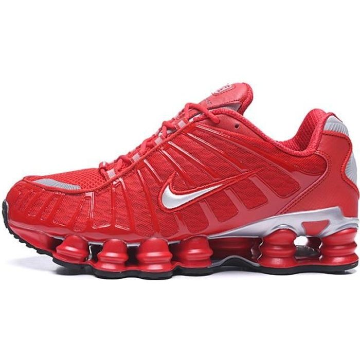 Baskets Nike Air Max shox TL 1308 Homme Chaussures de Running Rouge Rouge -  Cdiscount Chaussures