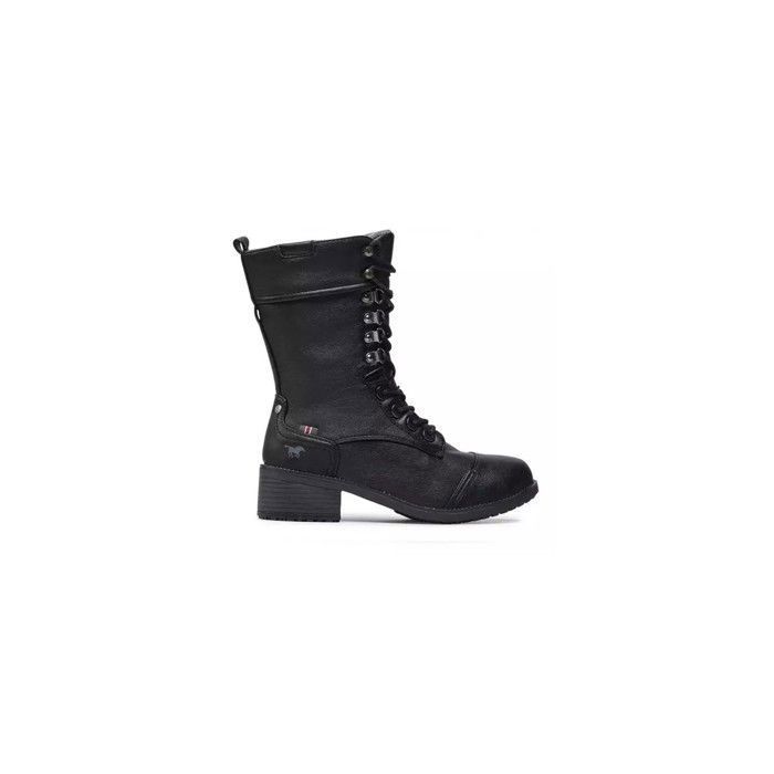 bottines noires mustang
