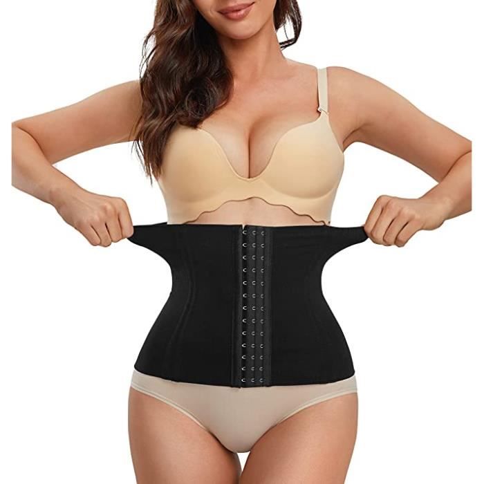 Ceinture De Sudation Bingrong Pour Femme - Corset Minceur Ventre Plat - Néoprène - Soutien Dos - Réglable Velcro