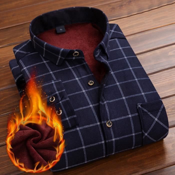 Chemise homme shop doublure polaire
