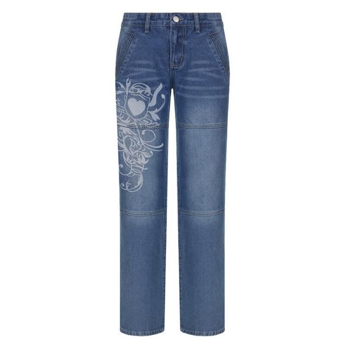 Jean imprimé femme new arrivals