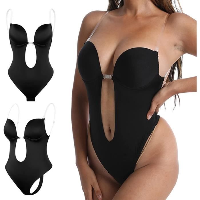 Body Shaper Dos Nu Invisible - Soutien-Gorge Push Up Sans Couture Pour Robe Soirée