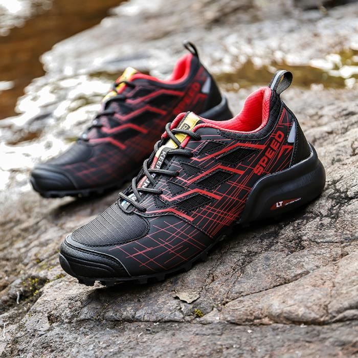 Chaussures VTT Homme - Marron - Taille EU 43 (UK9/US10) - Système Boucle