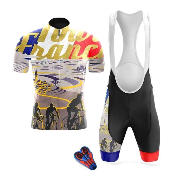 Maillot de cyclisme à manches courtes pour hommes avec manches colorées | Évacuation de l'humidité, respirant – Online Cycling Gear
