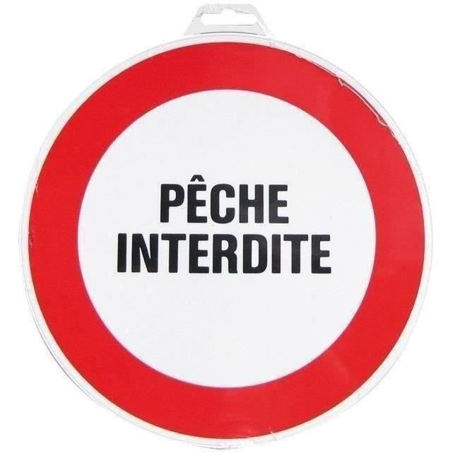 Disque - pêche interdite - D: 300 mm