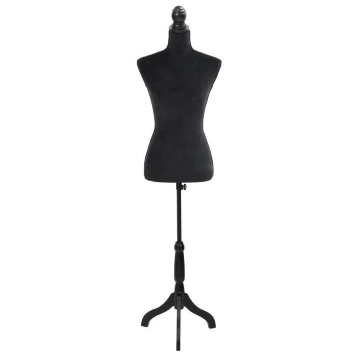 omabeta valets de nuit - buste de couture mannequin de femme noir - meubles haut de gamme - m05206
