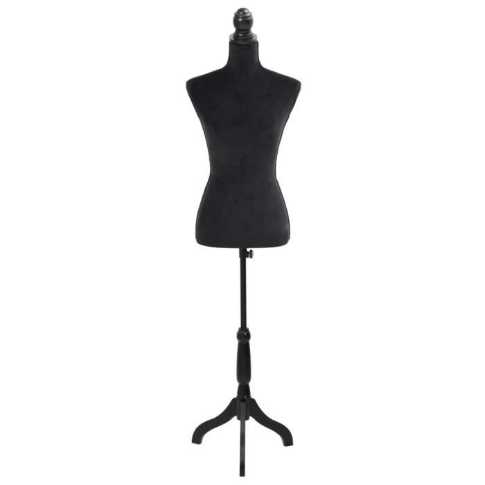 Omabeta Valets de nuit - Buste de couture Mannequin de Femme Noir - Meubles haut de gamme - M05206