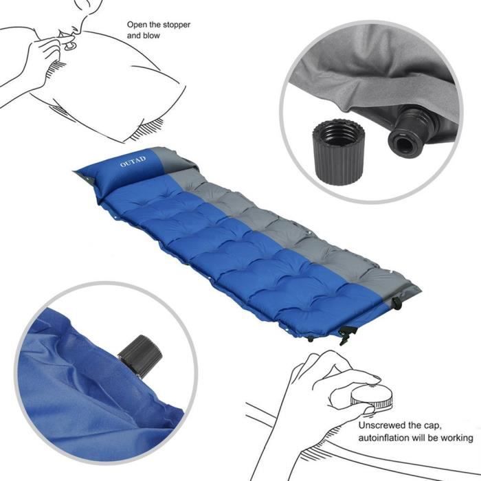 Coussin Gonflable Automatique Matelas Pneumatique D Exterieur